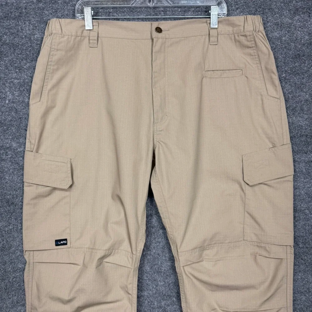 LAPG Pants Mens 42x32 Khaki Urban Ops Tactical Cargo Ripstop Police Gear Uniform
